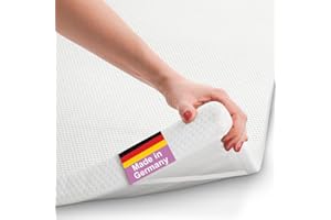 B!HOME Matratzentopper [90x200x4,Kaltschaum] für Matratze Matratzenauflage mit Eckgummi Topper Ideal für Boxspringbetten, Schlafsofas und Camping, Öko-Tex, Made in Germany