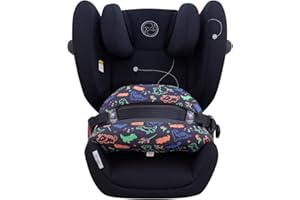 JYOKO Kids Funda de Algodón para Accesorio de Silla de Coche Compatible con Cybex Pallas G I-Size (Accesorio Pallas G, Happy Dino)