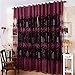 Youpin 2pcs Luxurious Voile Curtains 1mx2.5m Upscale Jacquard Yarn Curtains Tulle for Door Window Decor (Purple)