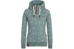 Newbestyle Jacke Damen Sweatjacke Hoodie Sweatshirt Oberteile Damen Pullover Kapuzenpullover Pulli mit Reissverschluss