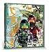 Produktbild 1art1 106980 The Lego Ninjago Movie - Charaktere, Lloyd Garmadon & Kai Smith Poster Leinwandbild Auf Keilrahmen 40 x 40 cm