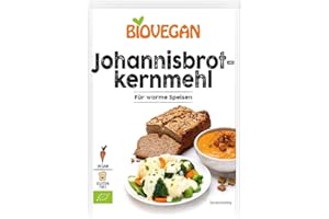 Gomme de caroube bio originale sans gluten Biovegan boîte de 100g | Gomme de caroube pour glace bio - Gomme de caroube en poudre bio - 100g