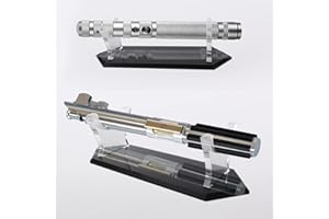 WANLIAN Stojak na miecz świetlny, akrylowy uchwyt na miecz świetlny, odłączany miecz świetlny, dekoracja ekspozycyjna (czarny)