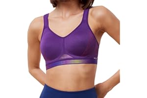 TRIUMPH TriAction Damski biustonosz sportowy Cardio Cloud P Ex, purpurowy, 80D