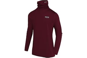 TCA Warm-Up da Bambino Maglia a Collo Alto da Corsa Termico a Maniche Lunghe