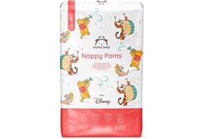 Marchio Amazon - Mama Bear Disney Pannolini mutandina, Taglia 5 (12-17 kg), Bianco, 70 Unità