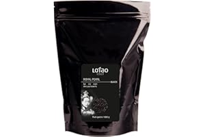 Lotao ROYAL PEARL BLACK, Riz noir (1x 1000g, qualité bio) - le riz noir des puissants | Riz complet bio durable, végétalien & de haute qualité - pour la cuisine asiatique : chinoise thaïlandaise