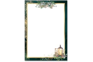 PAPER-MEDIA 20 Sheets Motif Letter Paper! Advent Night DIN A4 - Christmas