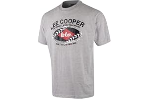 Lee Cooper T-shirt Mężczyźni Graphic Crew (1 w zestawie)