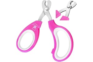 BeautyHunt Cat Nail Clippers Pet Claw Trimmers Scissors for Small Animals, Kittens, Puppy, Rabbits, Birds, Tiny Dogs, Gerbils and Hamsters | Stainless Steel