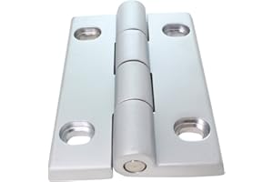 3D24 Scharnier Schwerlastscharnier Drehband AL 90 Aluminium Druckguss 40/40 68x96 mm