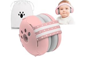YingErTool Gehörschutz Baby 25 dB, Säuglingskopfhörer Lärmstündung für 0-36 Monate, Sicherer und Beruhigender Hörschutz, ideal für Reisen, Schlafen