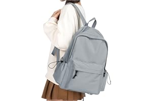 WEPLAN Sac à dos scolaire Sac à dos collège Sac à dos loisir Sac de Voyage Sac d'école léger Résistant à l'eau Sac de travail pour Hommes Femmes School Bag