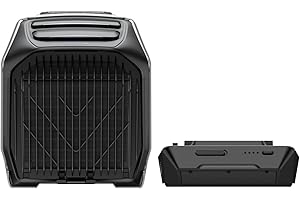 EF ECOFLOW EcoFlow WAVE 3 portable air conditioner with 1159Wh WAVE 2 extra battery, 1800W/6100BTU cooling, 2000W/6800BTU heating, 8 hr wireless runtime, app control, ideal for camping, vanlife, RVs&SUVs