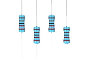 SCOOYUCK 100 Pcs 2,2K Ω ohm Widerständ 1/4W (0,25W) 1% Toleranz Metall Film Widerstande