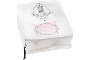 TOTAL WARDROBE CARE VALETING & STORAGE Total Wardrobe Care Knitwear And T-Shirt Storage Bag 35x30x10cm. Breathable, Stackable, Zipped Wardrobe Storage Organiser With Clear Side Panel To Protect Your Clothes From Dust, Moths And Damage