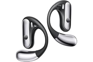 EUQQ Auriculares Inalambricos Deportivos - Auriculares de Conducción Ósea y Cascos Inalambricos Bluetooth Deporte, Auriculares para Correr con hasta 40 Horas de Reproducción