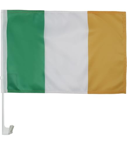 WinCraft Bandiera Ufficiale Notre Dame Fighting Irish Leprechaun 90x150 Cm - Deluxe Con Occhielli, Per Tifosi