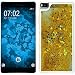 Produktbild PhoneNatic Case für Huawei P8 Hülle gold Stardust Hard-case + 2 Schutzfolien