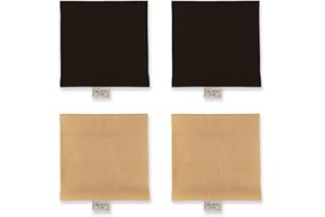 Glico Line Fascia Protettiva per Diabete Unisex per Adulti e Bambini, Fascia Braccio Copri Sensori Glicemici e Micoinfusori, Made in Italy, Nero/Beige, 4 pezzi, XL