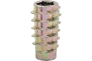 E-Z LOK - 801420-20 E-Z Lok Threaded Insert, Zinc, Hex-Flush, 1/4"-20 Internal Threads, 0.789" Length (Pack of 50)