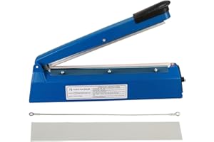 Yontree Machine à Sceller Étanchéité Électrique à Pression Manuel De Nourriture Impulse Scelleuse Thermique Pour Longueur d'Étanchéité 300 MM