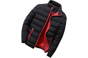 NUSGEAR 2023 Abrigo Hombre otoño Invierno Chaqueta Casual Algodón Moda Chaqueta Gruesa Cuello de pie Caliente Informal Cazadora cremallera Outwear Deportivo Tops Parka Cálido Jacket plumas Talla grande