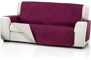 Lanovenanube - Funda sofá Acolchado Mallorca - Práctica - 2 plazas Plus - Color Malva C09