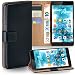 Produktbild moex Huawei P8 | Hülle Schwarz mit Karten-Fach 360° Book Klapp-Hülle Handytasche Kunst-Leder Handyhülle für Huawei P8 Case Flip Cover Schutzhülle Tasche