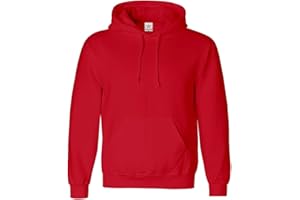 STAR AND STRIPES Medium RED Classic Plain Pullover Hoodie Unsex and These are Ideal for Mens and Ladies Hooded Sweatshirt