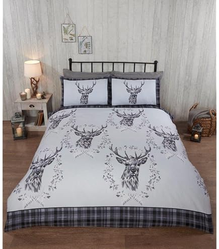Bettwäsche 155x220 Weißer Hirsch Weiche Mikrofase Produktbild-Vorschau 6