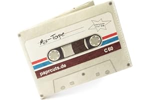 Paprcuts RFID Portemonnaie Mixtape | Geldbeutel Für 12 Karten, Scheine & Münzen | 100% Vegan | Wasserabweisend, Stabil & Reißfest | Unisex