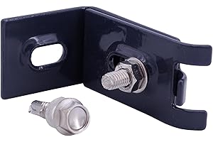 ZAUNDIREKT 10 Stück E C O Wandanschlusswinkel Doppelstabmatten - Befestigung für Gittermatten an der Wand - Zaunanschlusswinkel in Anthrazit (10 Stück)