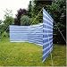 Produktbild Happy People Camping Windschutz XXL Sichtschutz Strand PE-Plane Mehrfarbig (blau/gelb) 600x140 groß