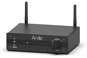 Arylic BP50 Bluetooth 5.2 aptX HD Music Receiver for Home Stereo with HDMI ARC, Phono in.Bluetooth Audio Adapter with Audiophile DAC ESS ES9023P 192kHz/24bits for AV Receiver or Stereo Preamplifier