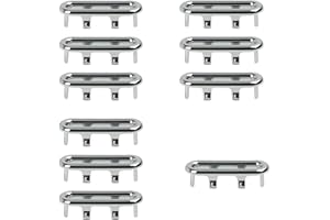 LIGHT FEATHER Copertura Per Troppopieno Universale Anello Di Overflow Fai Da Te Anello Di Troppo Pieno Del Lavandino In Plastica Copri Troppopieno Ovale Per Lavabo per vasche bagno,lavabi,lavelli cucina,ecc（10 pcs）