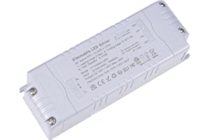 VARICART LED Driver Dimmable 24V 40W 1.67A, Triac & 0-10V&1-10V & PWM & 100k Resistor, 240V AC to 24V DC Transformer, Constant Voltage Power Supply Adaptor, Low Voltage Transformers for LED Lighting