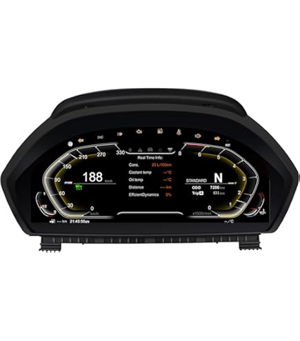 Cruscotto Digitale BMW Serie F10 F11 X3 X4 X5 - Display 12.3 Pollici Con 4 Design Personalizzabili - Foto 8