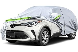 JUDANNA Cubierta de coche exterior impermeable apta para Toyota C-HR de 5 puertas SUV 2016-2025, cubierta completa de verano, lona para coche, cubierta exterior para lluvia, sol, polvo, protección UV