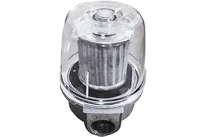 BE-TOOL Filtre à carburant en ligne pour brûleur diesel : filtre à huile de rechange, diamètre 3 points/papier transparent, pompe à huile pour réservoir de chaudière