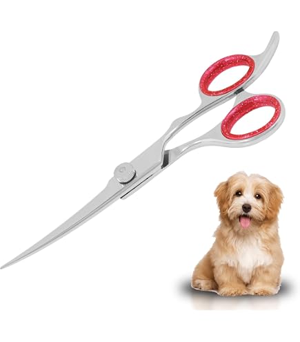 Forbici Da Toelettatura Per Animali - 6 Pezzi Curve In Acciaio Inossidabile Per Cani E Gatti