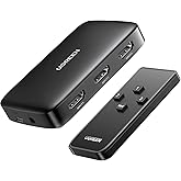 UGREEN HDMI Anahtarı 4K 3'&uuml; 1 arada HDMI Ayırıcı UHD TV &Ccedil;ubuğu, HDTV, Diz&uuml;st&uuml; Bilgisayar PS4, X-Box'ı Destekler