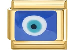 Damywa italian charm bracelet gold,italian Charms armband 9 mm,Titanium Steel,DIY abnehmbare Module für italienische Armbänder,italian style charms für damen Männer