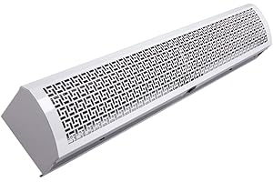 Luftschleier Lxn Weiß Super dünne Metallkasten Gewerbe/Haus Innen 2 Geschwindigkeiten Fernbedienung, leistungsstark, leise, kleine Körper, Leichtgewichtler