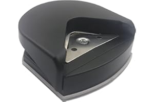 VRANDU Corner Rounder Punch R4 Mini Edge Paper Trimmer Cutter 4mm Corner Cutter Art Crafts Card Making Scrapbook (Black)