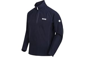 Regatta Mens Montes 1/2 Zip Mini Stripe Outdoor Fleece Pullover