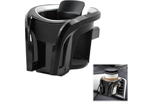 Anseom Portabicchieri per Auto, Porta Bicchiere Auto 2 in 1 Supporto per Portabicchieri da Auto di Ventilazione, Portabicchiere Auto per Bibite, Acqua e Caffè