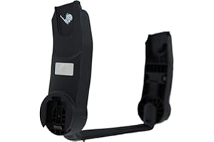 Joolz Hub/Hub+ - Adattatori per seggiolino auto, accessorio per passeggino, grande flessibilità, compatto e leggero, sistema da viaggio sicuro, ideale per dormire, colore: nero