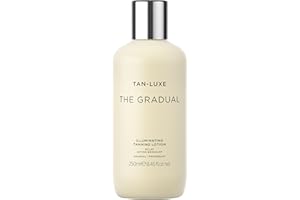 TAN-LUXE THE GRADUAL Illuminating Self Tan Lotion (250 ml) Self Tanning Skin Care with Gradual Glow, Cruelty Free & Vegan