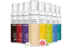 ‎SPITZNER Spitzner Duschschaum Entdecker-Set (8 x 150 ml) – dermatologisch getestete und vegane Duschschäume - Citrus Ceder, Acai Yuzu, Creme, Energy, Passion, Lavendel, Pure Man, Balance